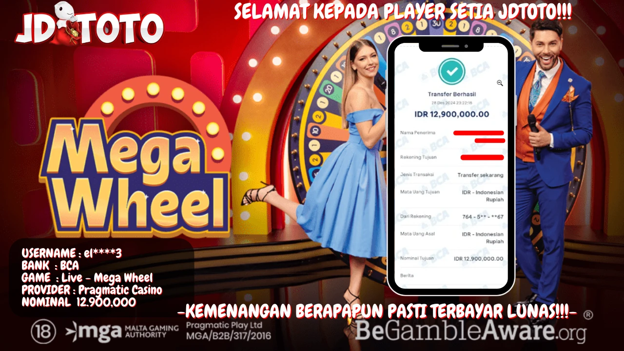 BUKTI KEMENANGANN MEGA WHEEL!!!